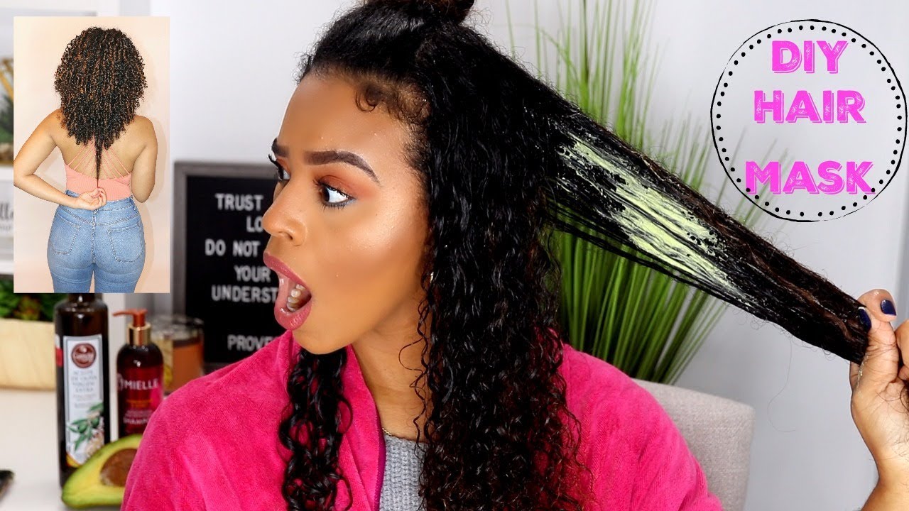 #MaskMonday The BEST DIY Hair Mask for Hair Growth, Protein & Moisture!