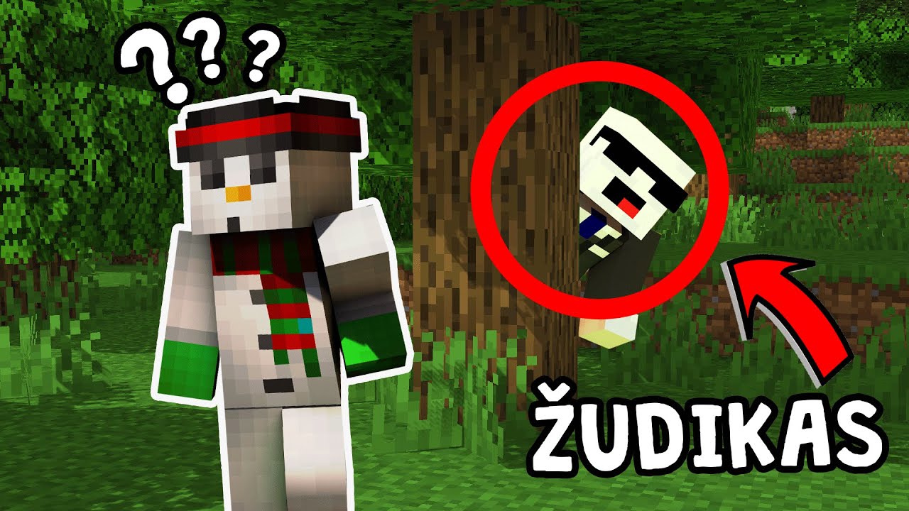 Minecraft, BET Akiniuotis Bando Mane NUŽUDYTI!!