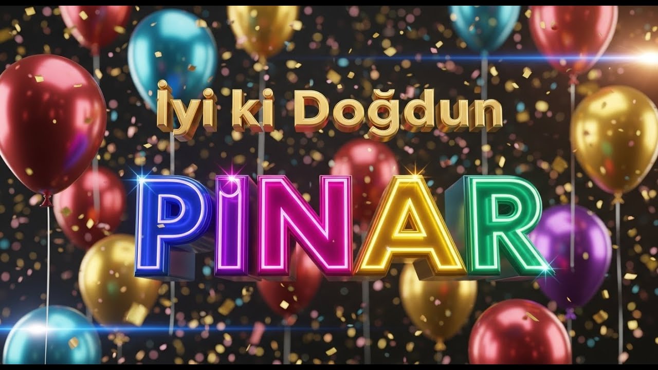Pınar İsmiyle Doğum Günü Şarkısı | Kişiye Özel Unutulmaz Doğum Günü Sürprizi