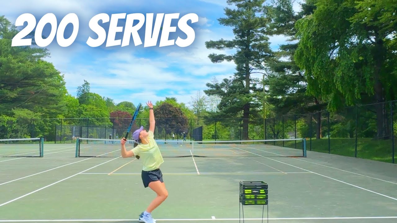 1 HOUR SERVE PRACTICE [Junior Tennis]