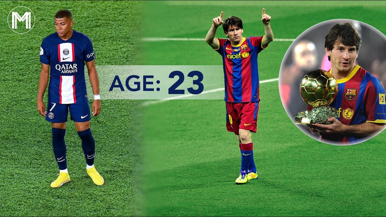 Mbapp&eacute; is GOOD but Messi was already the GOAT at 23