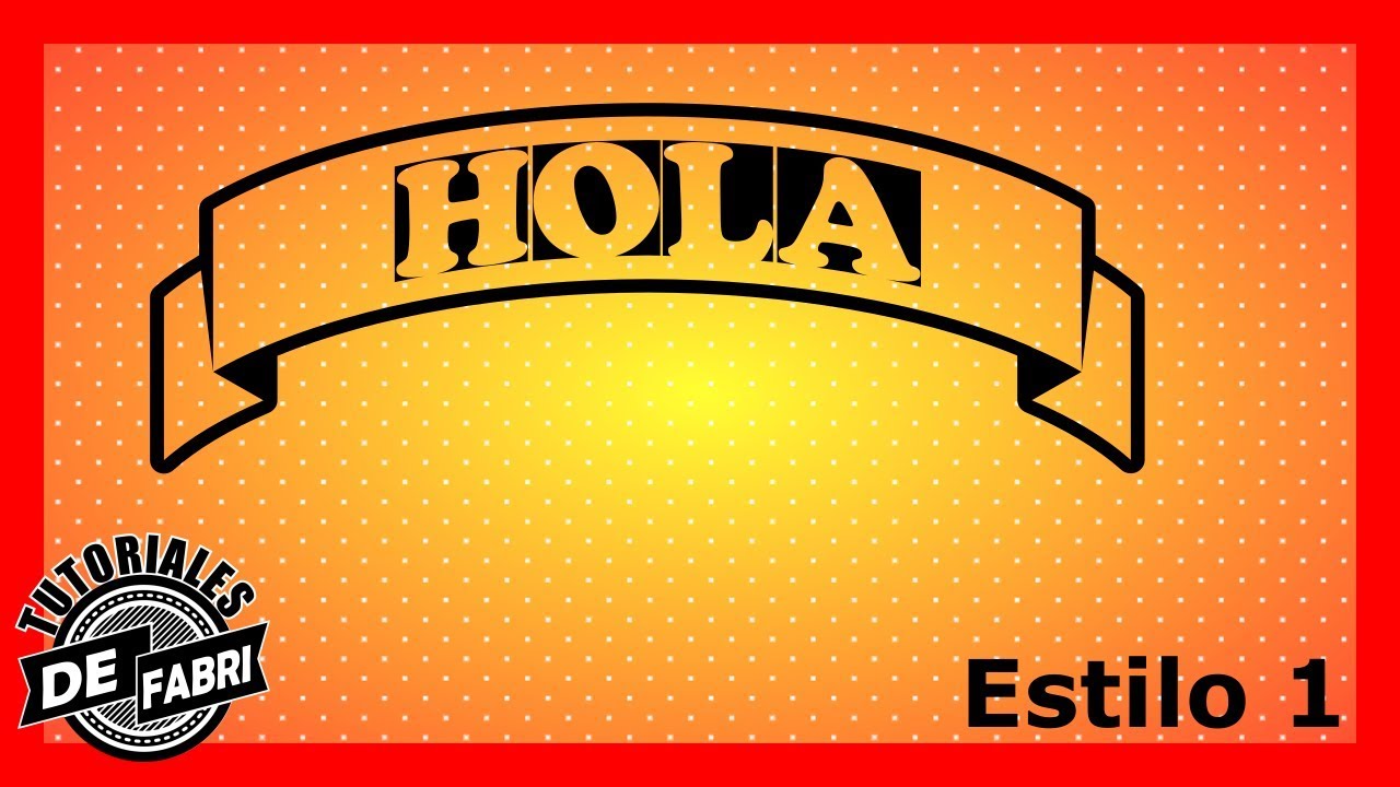 INKSCAPE: Como hacer logo de cinta o cinton - Estilo 1 -