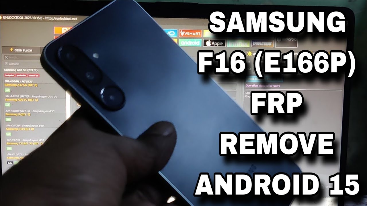SAMSUNG F16 (E166P) BIT3 ANDROID 15 FRP ONE CLICK REMOVE DONE ll HOW TO REMOVE F16 5G GOOGLE ACCOUNT