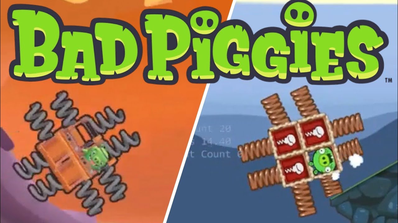 Bad Piggies VS Bad Piggies 2