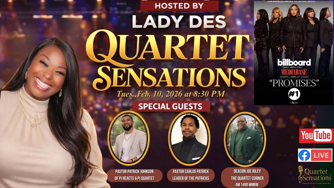 QUARTET SENSATIONS with Host My Lady Des