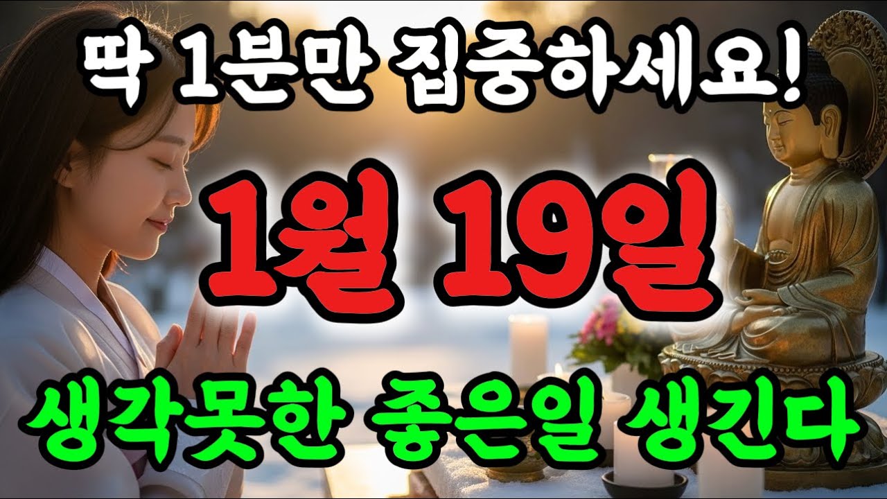 💥딱! 1분만 집중해보세요! 생각못한 좋은일이 생깁니다! #행운음악 #명상음악 #행운주파수 #금전운