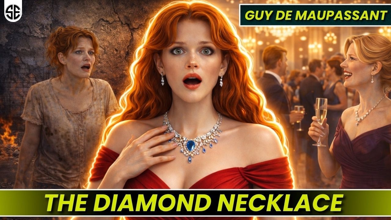 The Diamond Necklace by Guy De Maupassant | Story Explanation and Summary in Hindi | By Dipika Mam