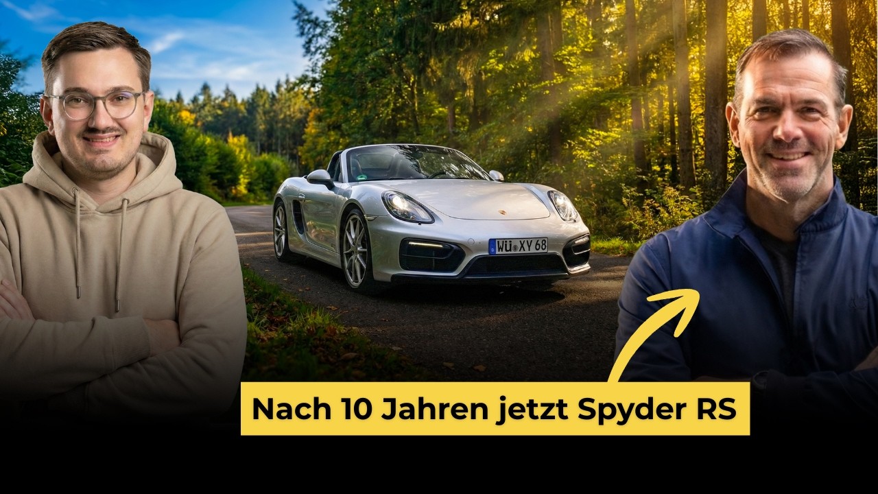 10 Jahre Boxster GTS! Jetzt fährt er Spyder RS, doch diesen Porsche 981 wird er vermissen!