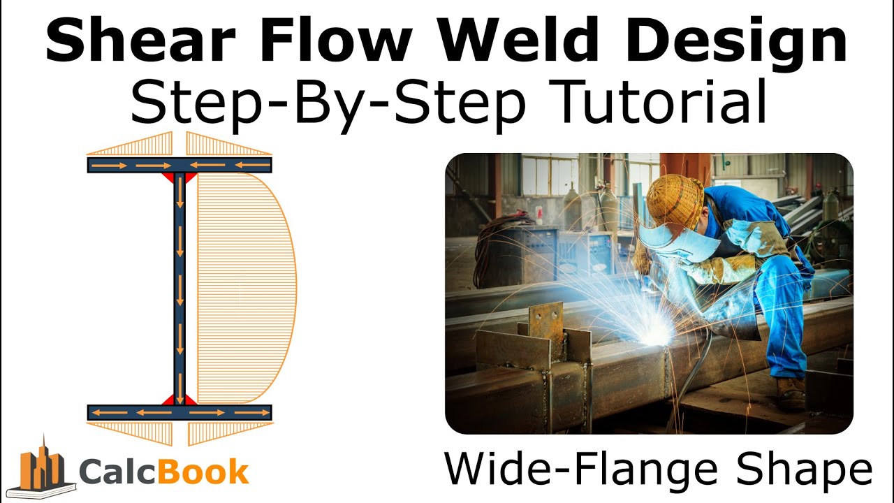 Shear Flow Weld Design (Wide Flange) (AISC 360)