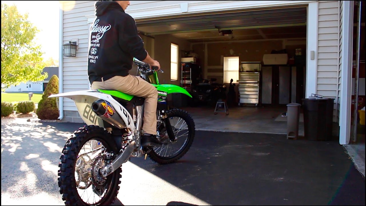 NEW DIRT BIKE EXHAUST | KX250F FMF 4.1