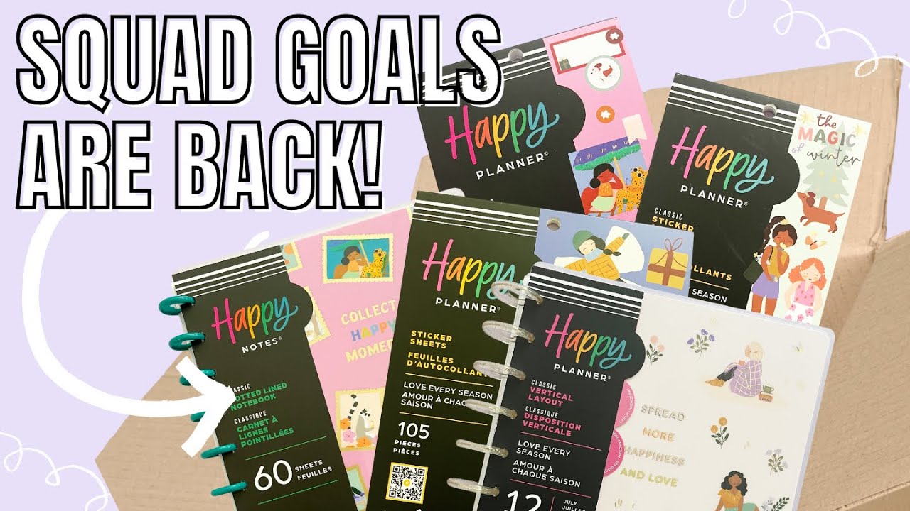 New Squad Goals Sticker Books, Planners & Accessories | Flip Through