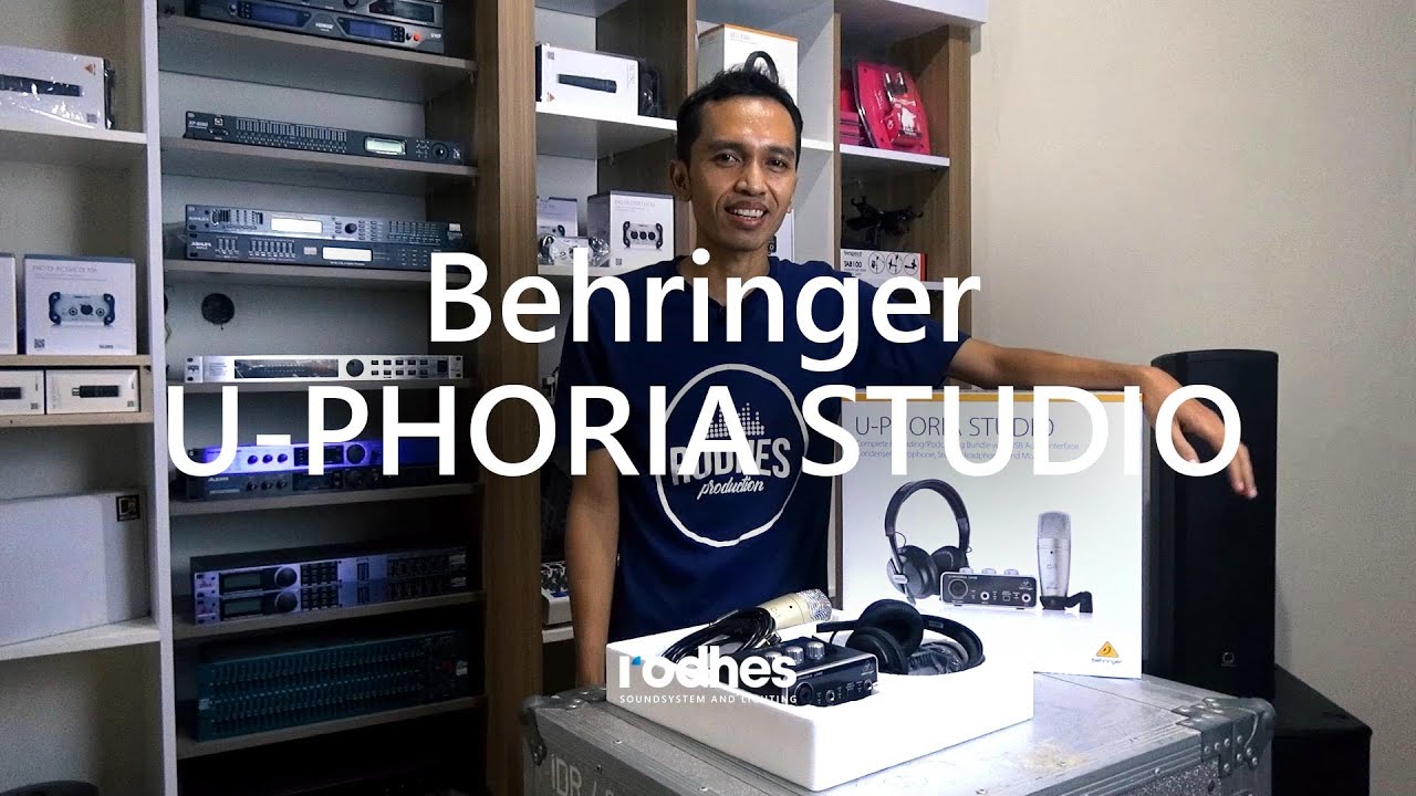 Behringer U-Phoria Studio unboxing dan review singkat