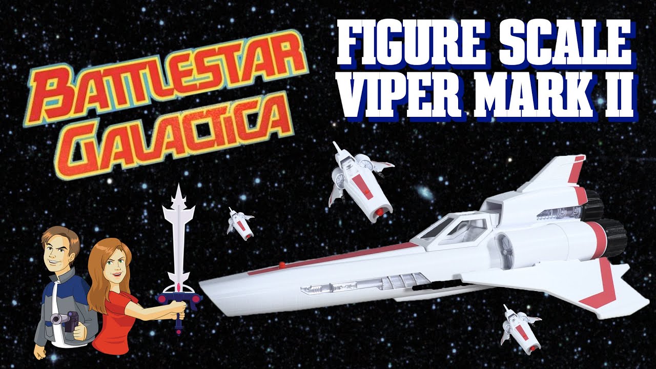 Battlestar Galactica Fan-Made Figure Scale Colonial Viper Mark 2!