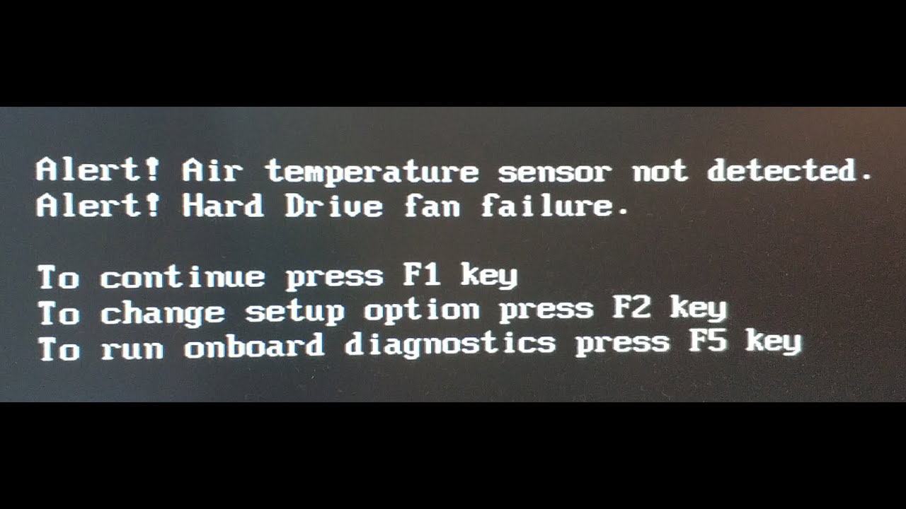 Dell Optiplex 790 — как обойти ошибку F1, датчик температуры воздуха и отказ вентилятора жесткого...