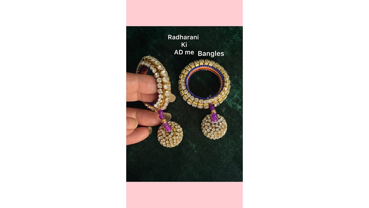 Radharani Bangal ||Radhaji Ki AD me Bangal kese banaye || Making Jwellery for Radha Krishna