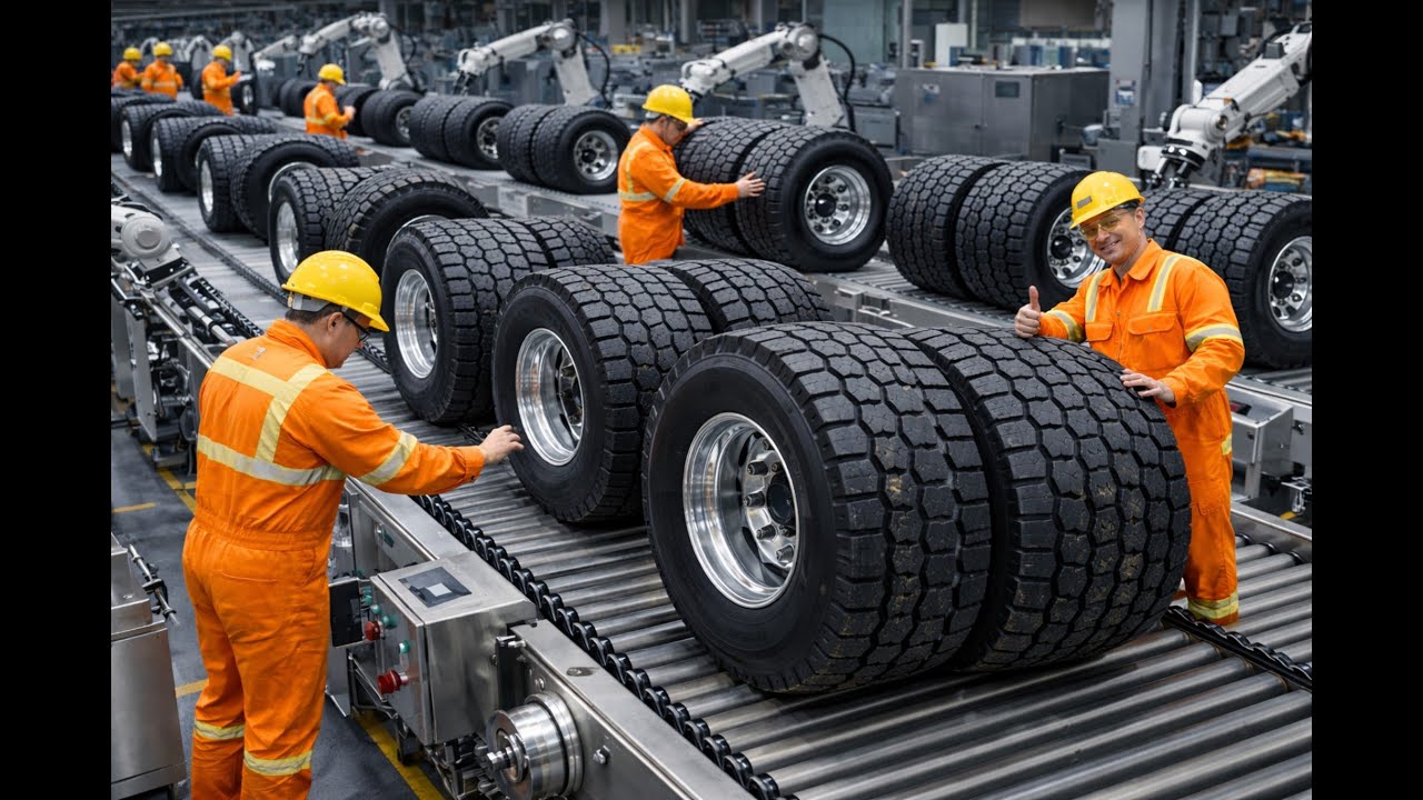 Inside a High-Tech Tyre Factory | Full Trailer Tyre Manufacturing Process You've Never Seen Before