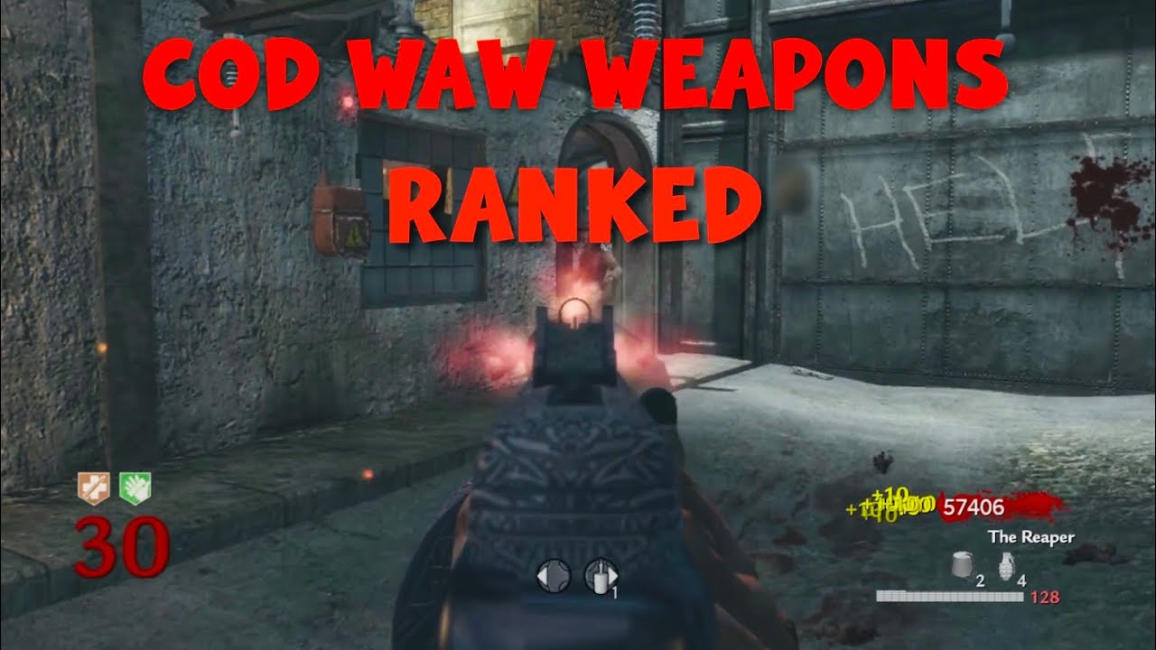 Рейтинг оружия зомби в COD WaW
