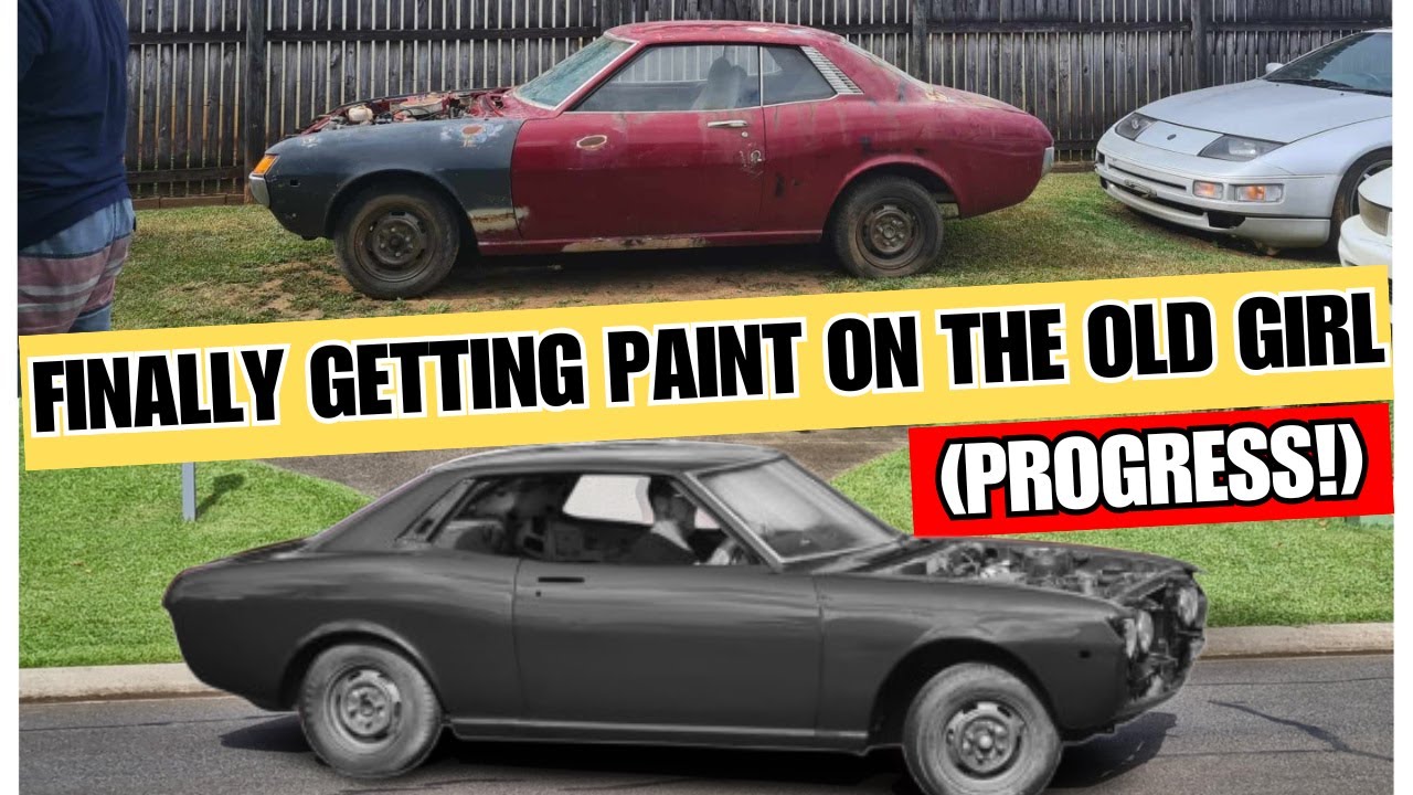 1ST Gen TA22 Celica finally gets paint and shiny bits added! [Ep 18]