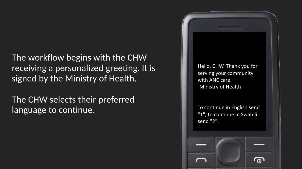 Remote Training of Community Health Workers by SMS