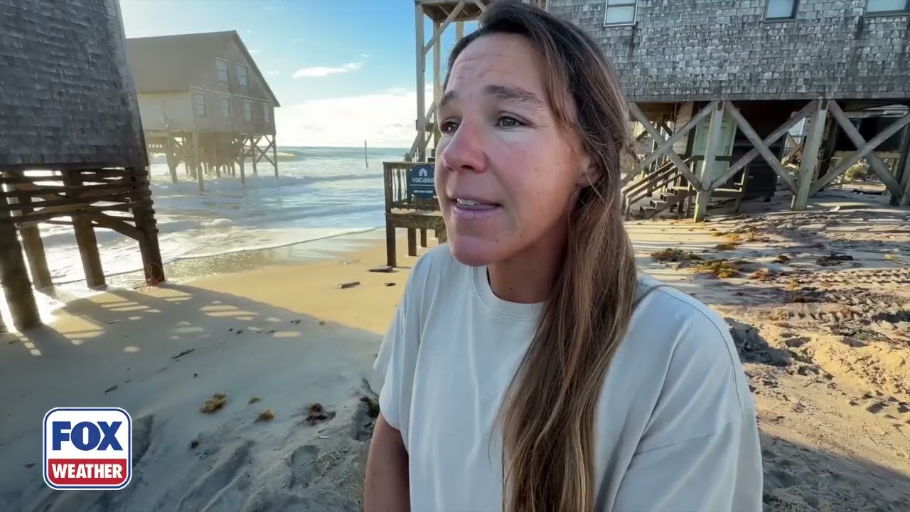 Роберт Рэй ведёт репортаж из Северной Каролины, предоставляя обновленную информацию о разрушитель...