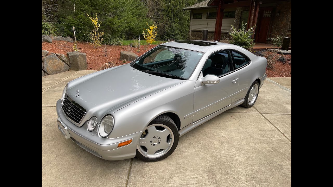 2001 Mercedes-Benz CLK55 AMG Coupe in Brilliant Silver Metallic