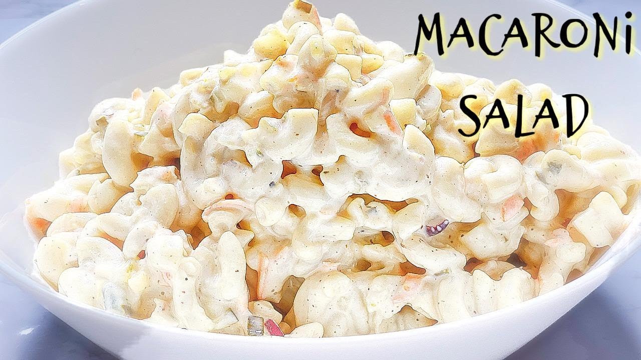 MOUTH WATERY MACARONI SALAD : PERFECT FAMILY MEAL PREP | OMABELLETV