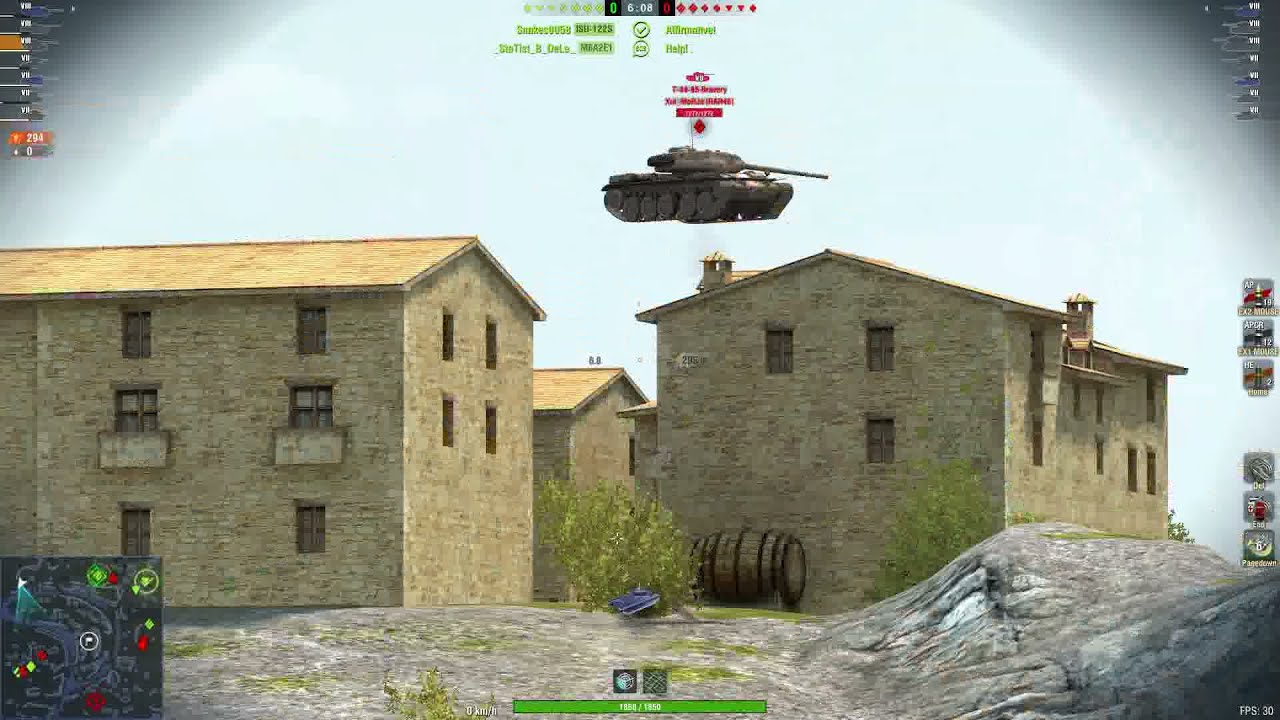 WOT Blitz - Gravity mode - He should have installed an ejector seat...
