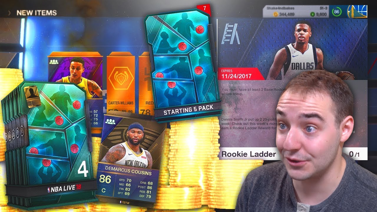 NBA Live 18 Ultimate Team STARTER PACKS! BEST PACKS FOR NEW NBA LIVE LUT PLAYERS!