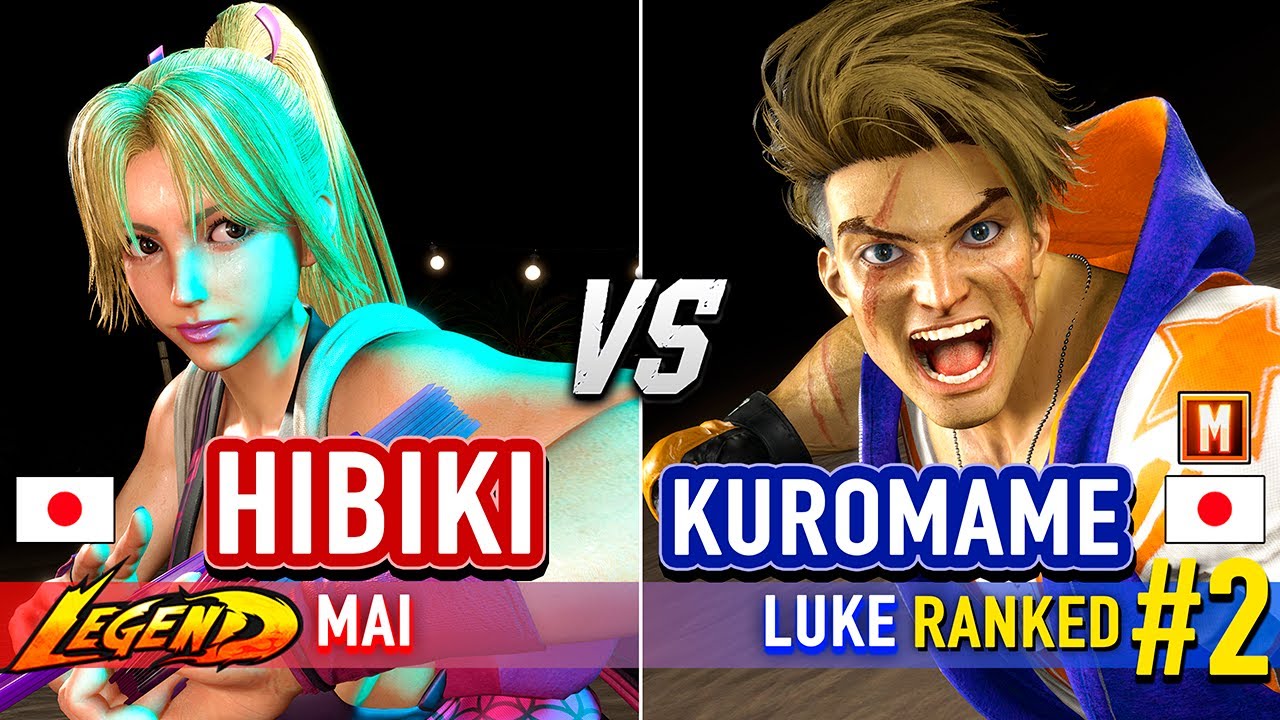 SF6 🔥 HIBIKI (Mai) vs KUROMAME (#2 Ranked Luke) 🔥 Street Fighter 6 High Level Gameplay