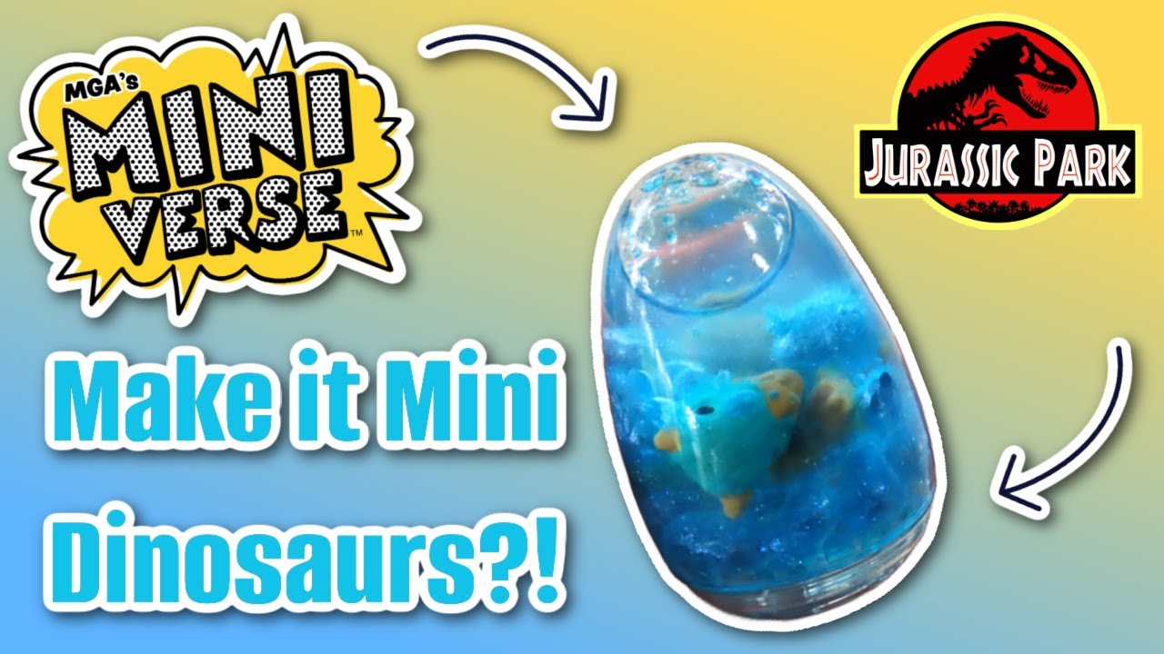 NEW Miniverse Make it Mini Dinosaurs?! Hatching a Jurassic Park Ankylosaurus!