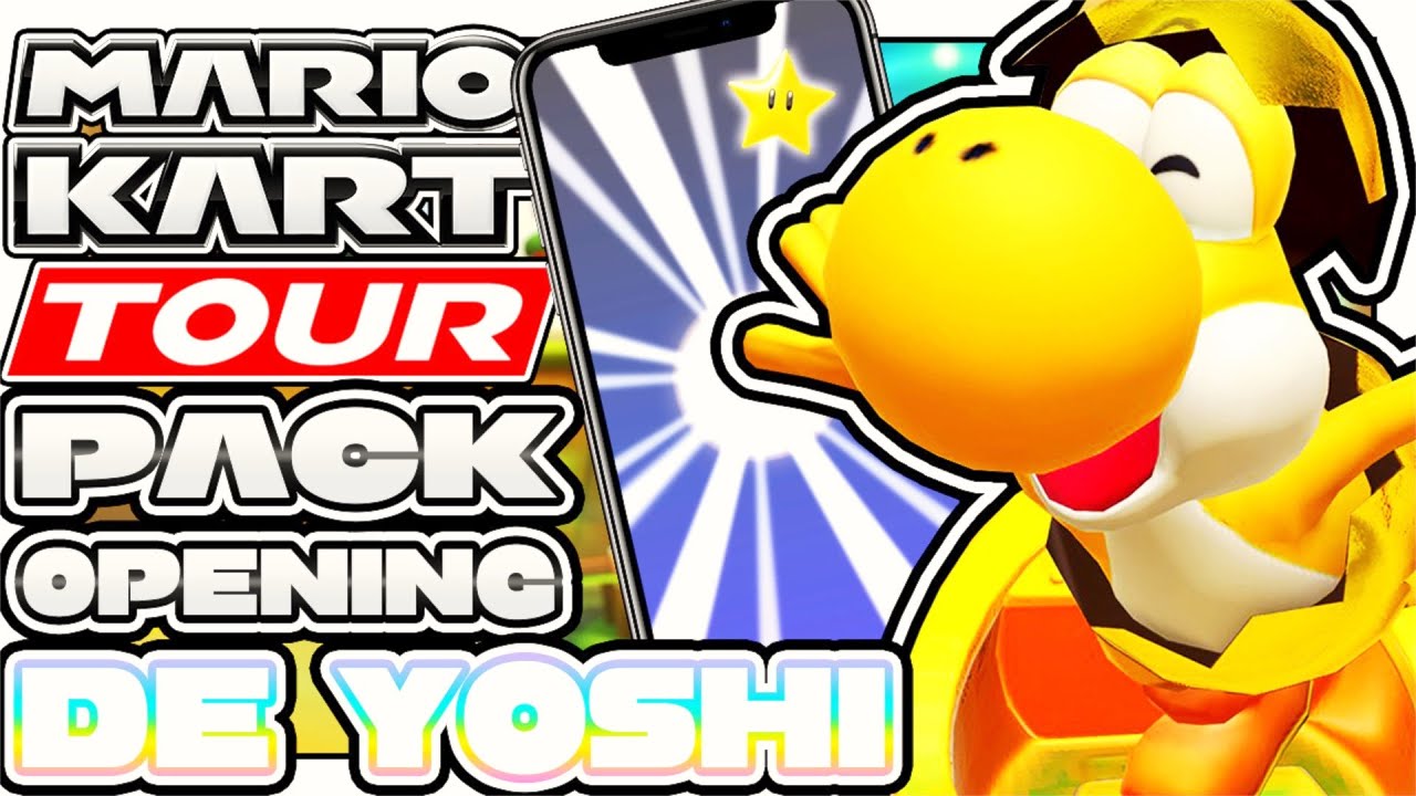 PACK OPENING | TUYAU DE YOSHI¹ 🌈 | JE VEUX DE NOUVEAUX ARTICLES DORÉS ✨ - MARIO KART TOUR FR