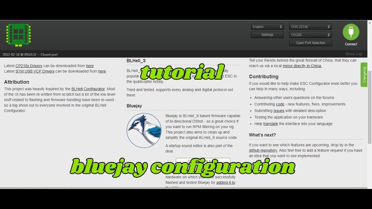cara flash bluejay configurator esc blheli s (indonesia)