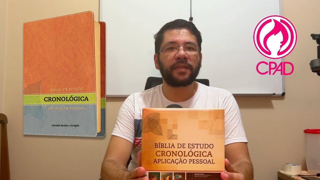 ✝📖 Bíblia de Estudo Cronológica de Aplicação Pessoal