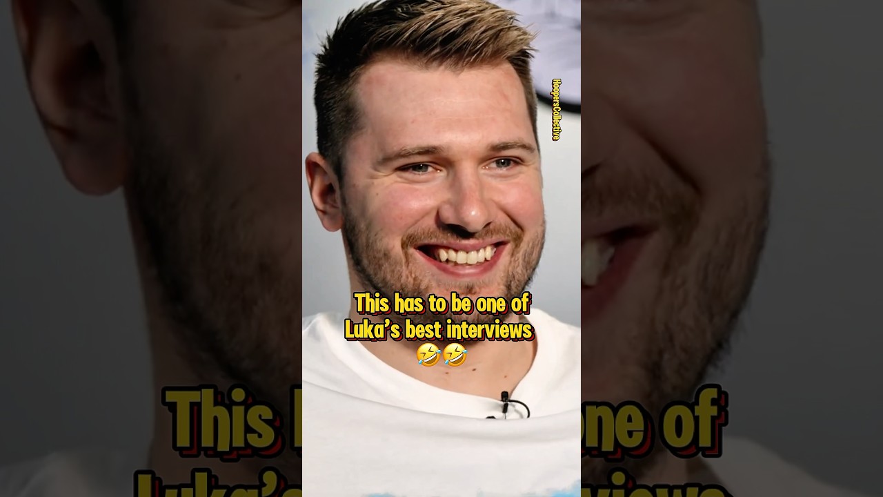 Luka Doncic&rsquo;s Funniest Interview 😂 #shorts