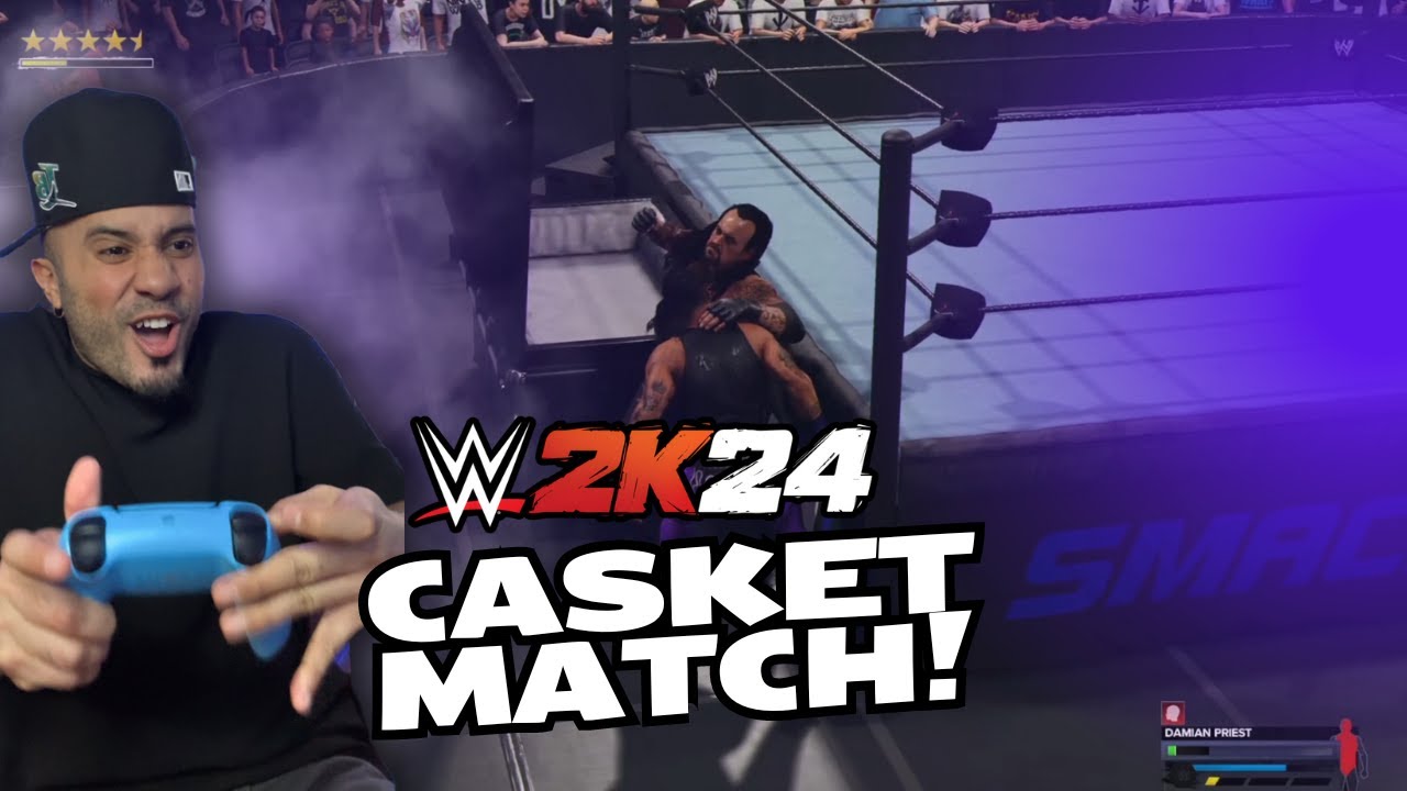 WWE 2k24 Casket Match Full Gameplay