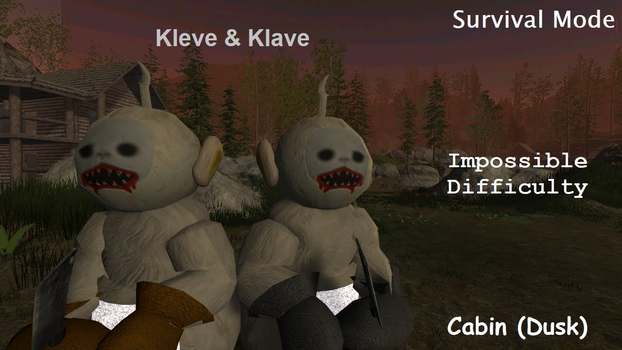 Slendytubbies: Growing Tension - Survival Mode | Cabin (Dusk) [Impossible Difficulty]