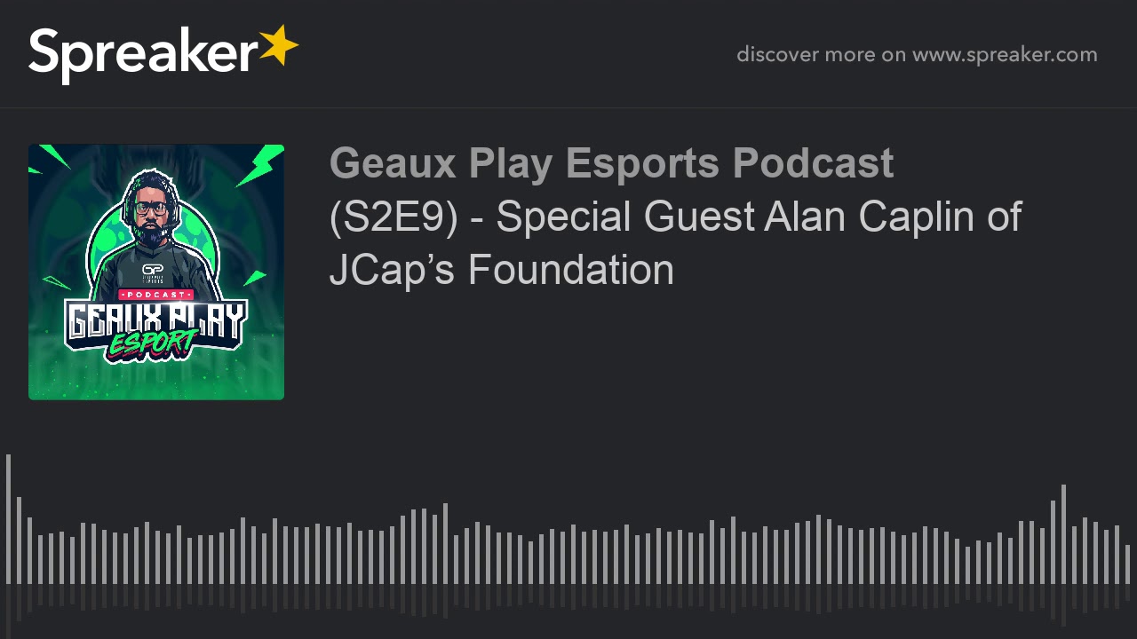 (S2E9) - Special Guest Alan Caplin of JCap&rsquo;s Foundation