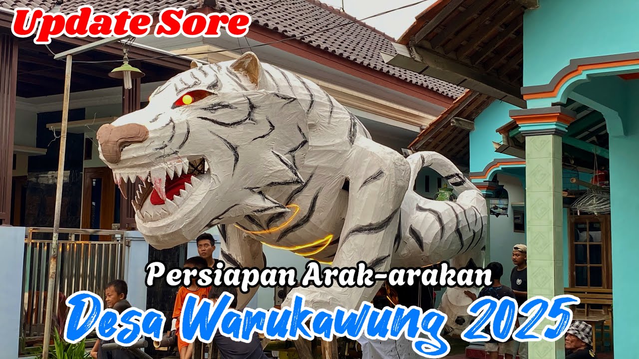 Update Sore Persiapan Takbir Keliling Desa Warukawung 2025