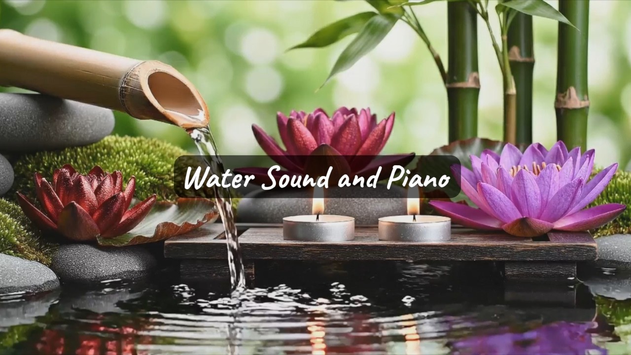 Can’t Sleep? Try Gentle Piano with Sound Water Ambience