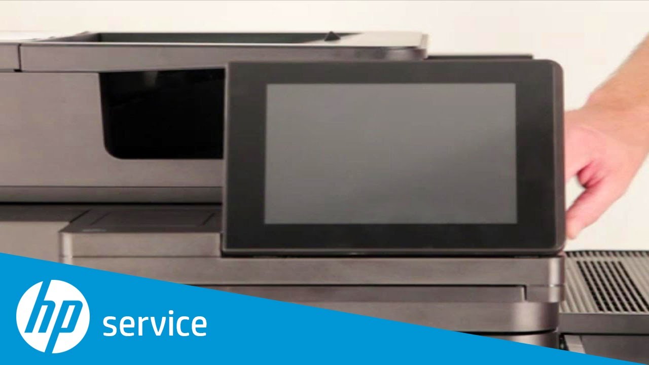 Replace the Control Panel Assembly | HP Color LaserJet Enterprise Flow MFP M880 Printer | HP Support