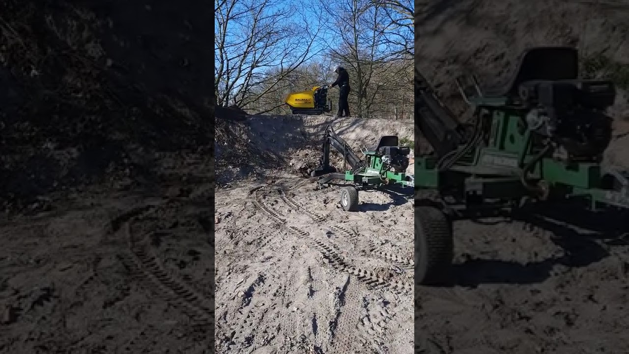 Dumper Baumax RMD-650 in Action