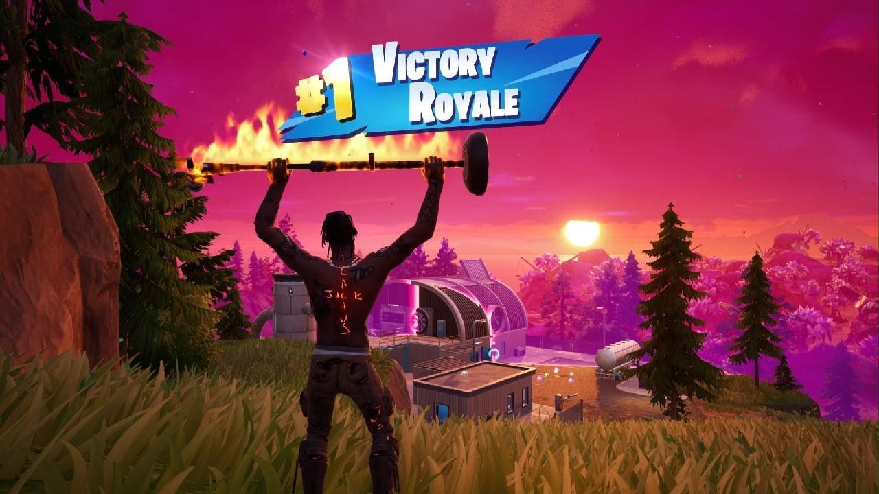*NEW* T-3500 TRAVIS SCOTT SKIN IN FORTNITE PS5 + A VICTORY ROYALE WIN!