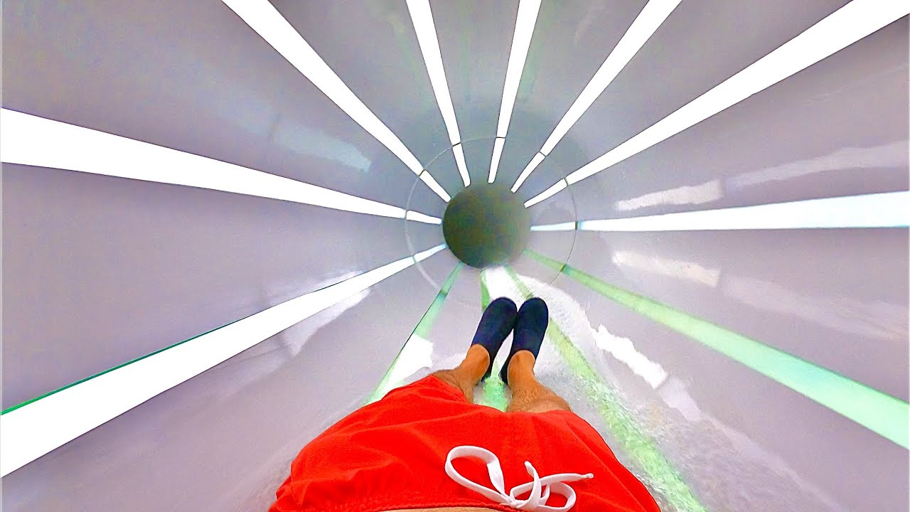 Multimedia Water Slide at Park Wodny Koszalin
