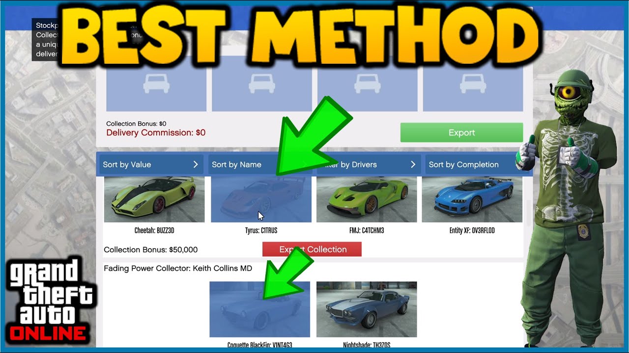 Лучший соло-метод сбора коллекций спецтранспорта в GTA Online