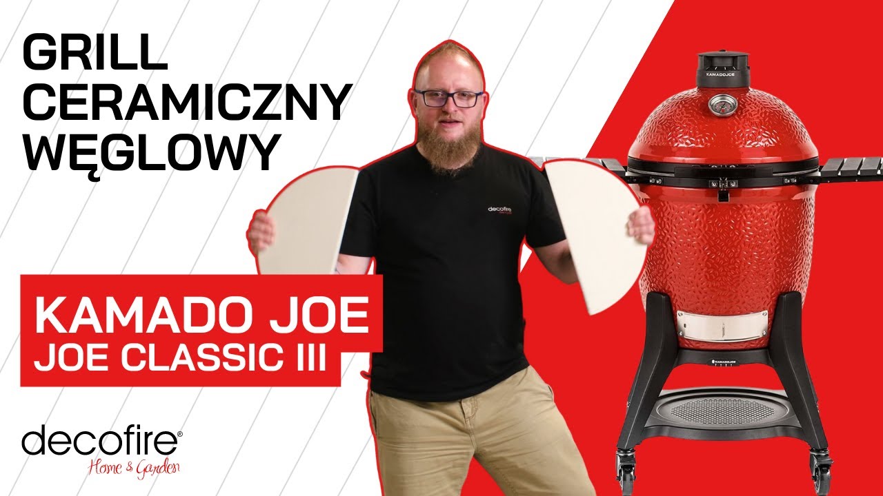 🔥 Grill ceramiczny węglowy Kamado Joe – Joe Classic III | DECOFIRE