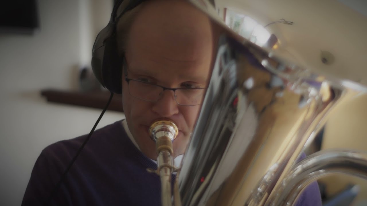 Tchaikovsky - Andante Cantabile from String Quartet No. 1, Op. 11. Tuba & Harp/Harfe