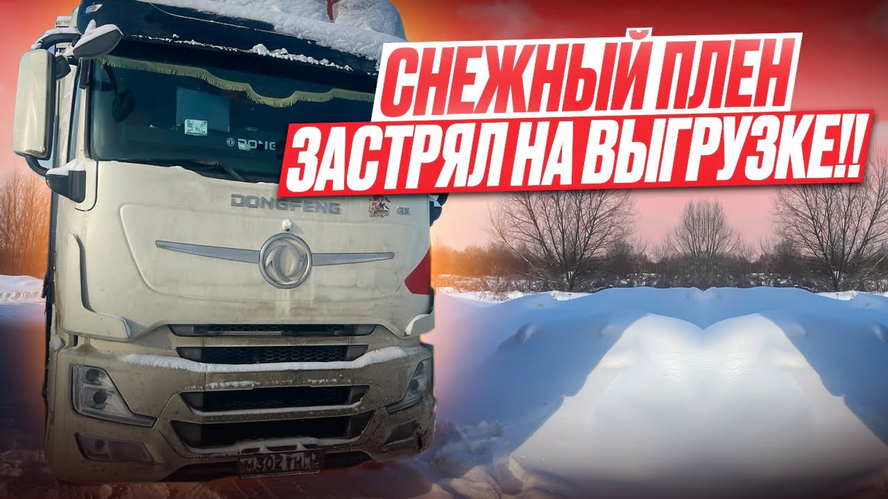 Снегом замело просто ЖЕСТЬ!! Застрял на выгрузке🥶#дальнобой #дентро 