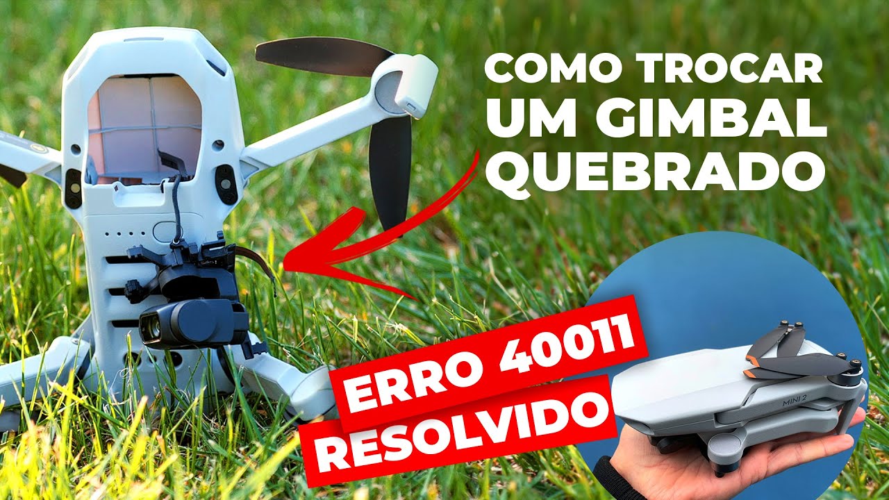 Como consertar o Drone DJI depois de uma queda - Erro 40011 RESOLVIDO