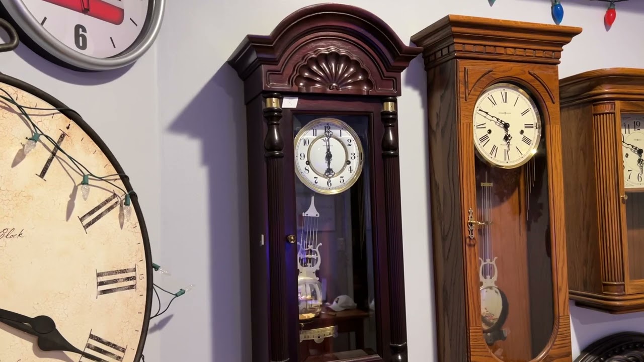 Howard Miller Jennison Triple Chime Wall Clock chimes 6 PM (St. Michael Chimes)