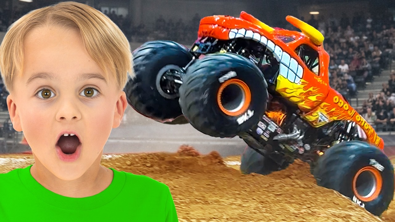 Крис и Майк посещают Monster Jam — Забавные истории для детей
